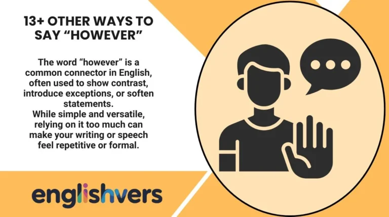 13+ Other Ways to Say “However”