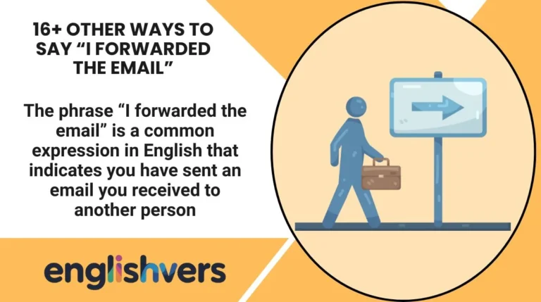 16+ Other Ways to Say “I Forwarded the Email”