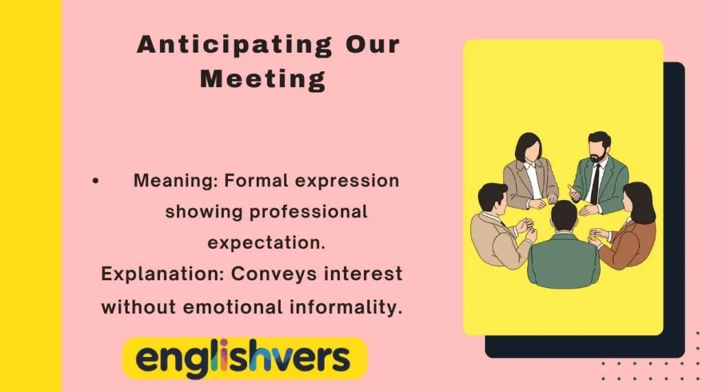 Anticipating Our Meeting