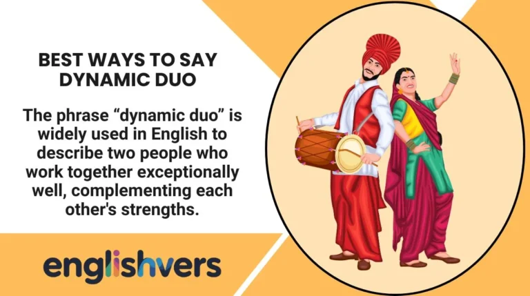 Best Ways to Say Dynamic Duo