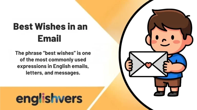 Best Wishes in an Email