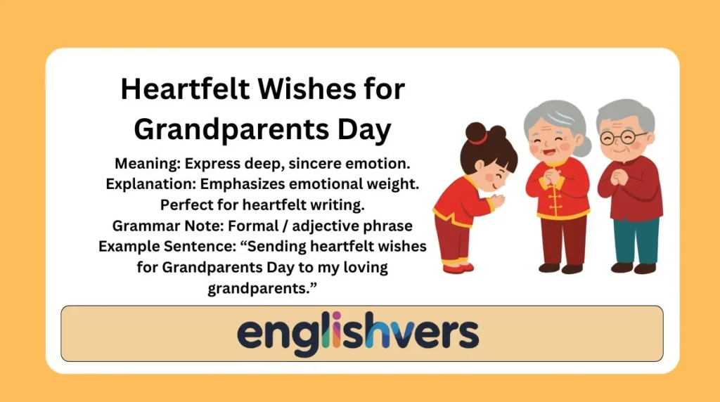 Heartfelt Wishes for Grandparents Day