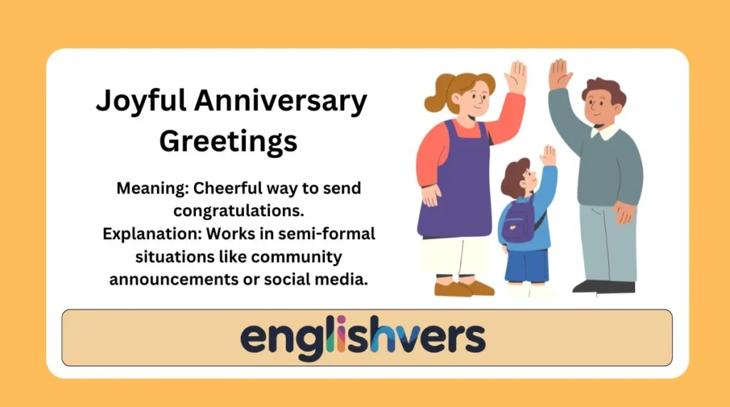 Joyful Anniversary Greetings