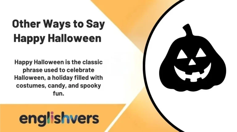 Other Ways to Say Happy Halloween