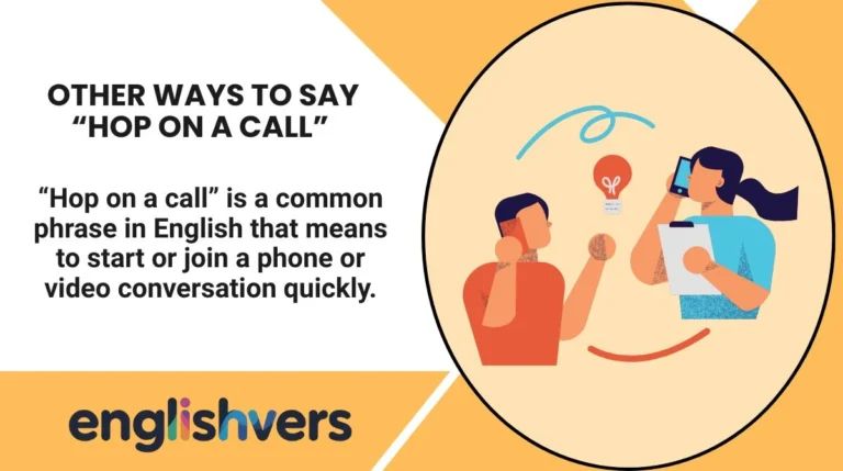 Other Ways to Say “Hop on a Call”