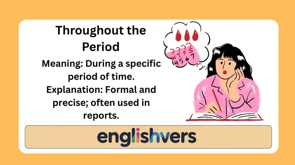 Throughout the Period