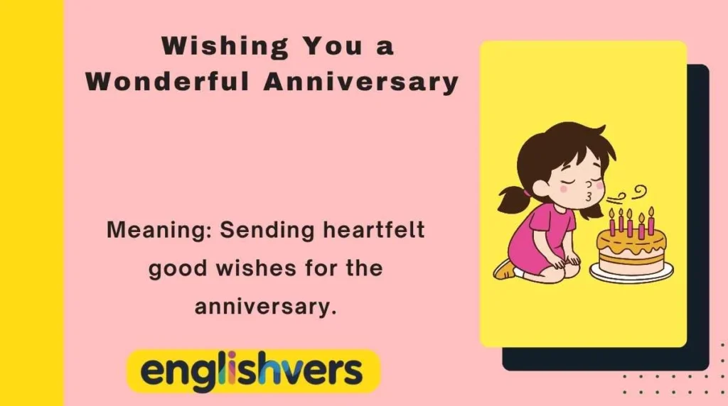 Wishing You a Wonderful Anniversary