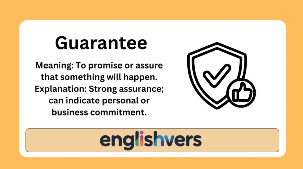 Guarantee