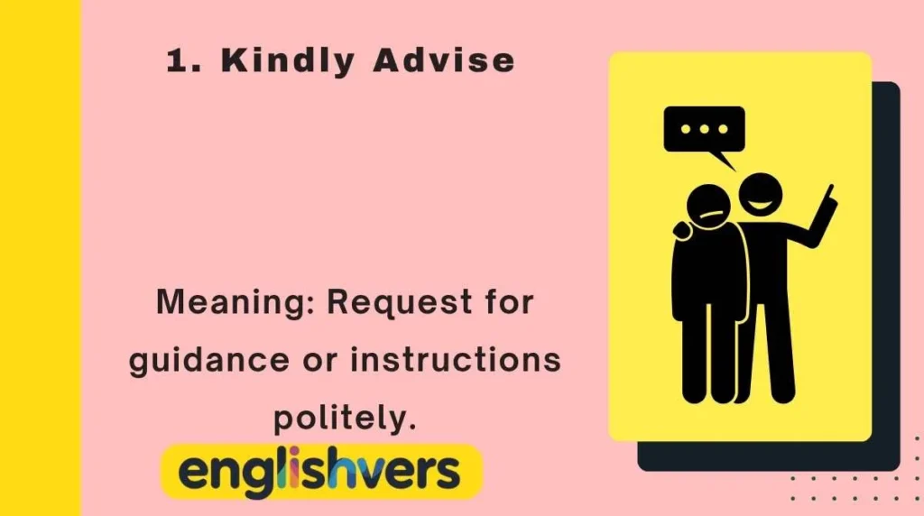 Kindly Advise