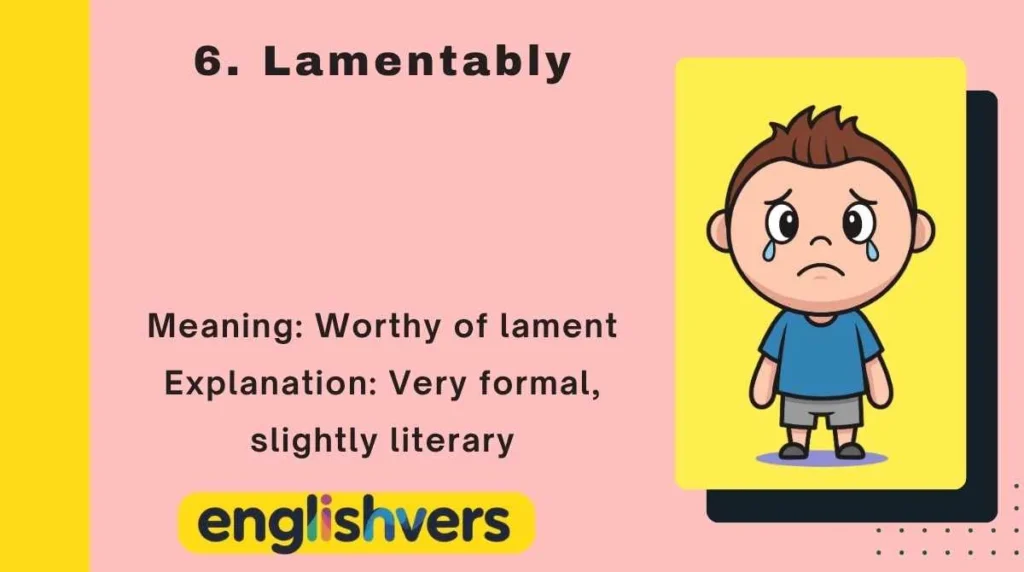 Lamentably