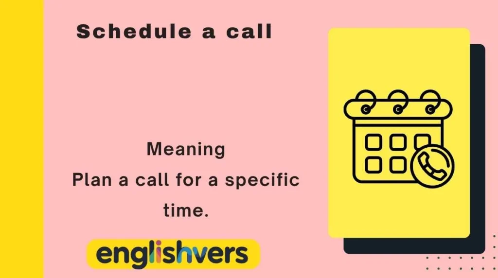 Schedule a call