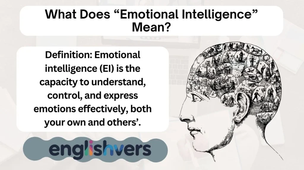 What Does “Emotional Intelligence” Mean?