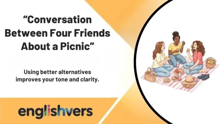“Conversation Between Four Friends About a Picnic”