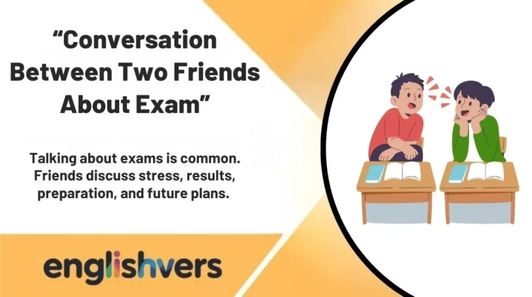“Conversation Between Two Friends About Exam”