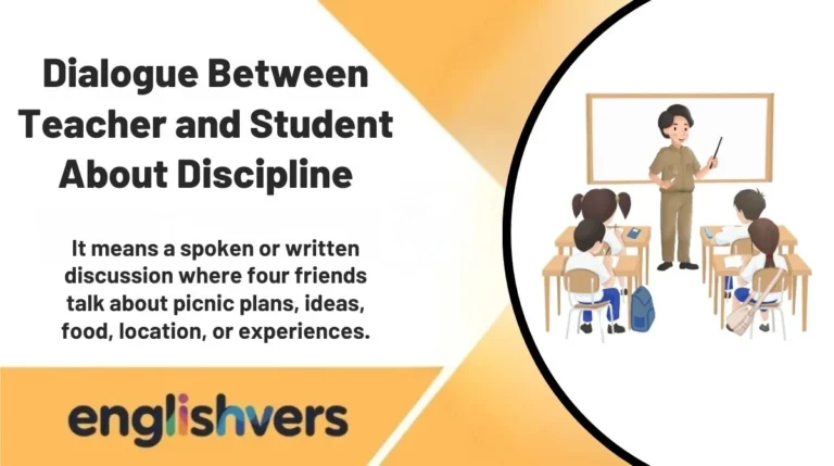 “Dialogue Between Teacher and Student About Discipline”