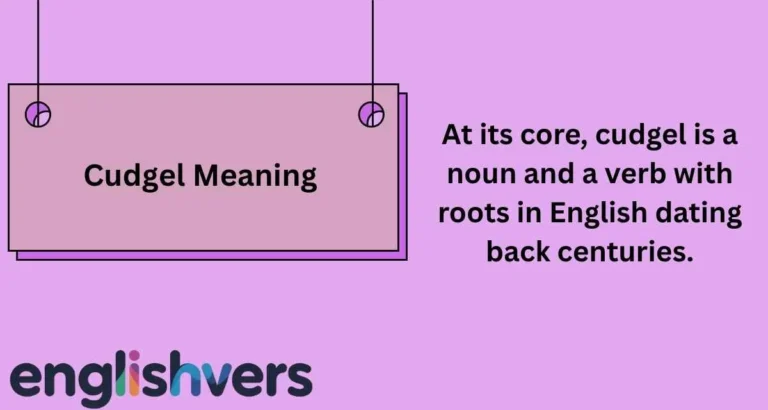 Cudgel Meaning