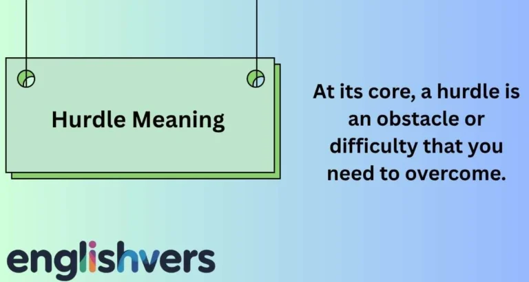Hurdle Meaning