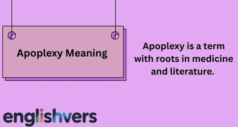 Apoplexy Meaning