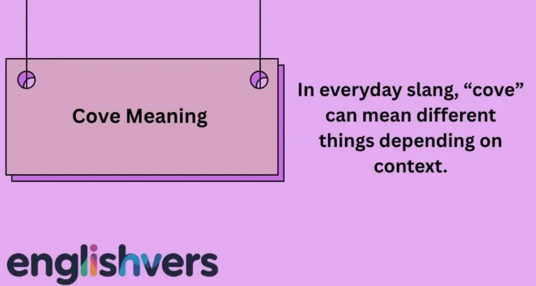 Cove Meaning