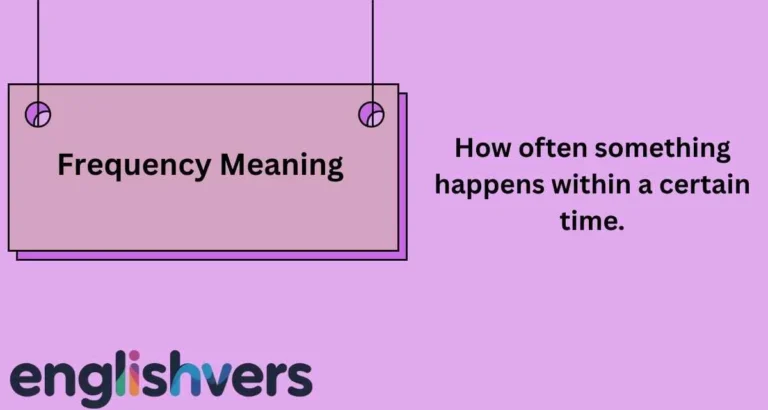 Frequency Meaning