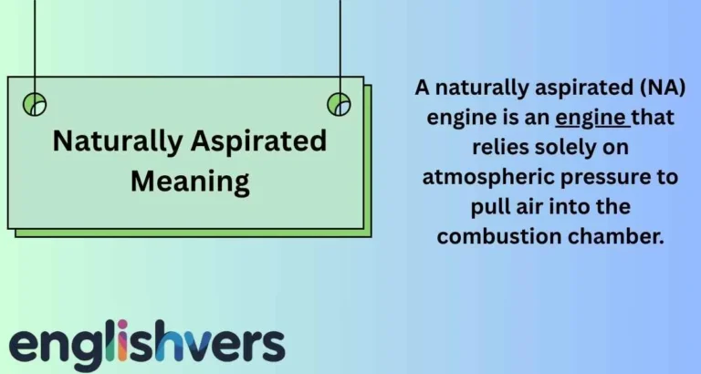 Naturally Aspirated Meaning