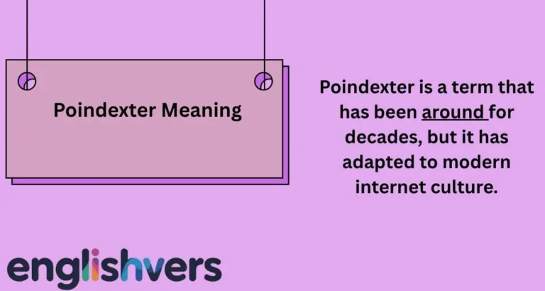Poindexter Meaning