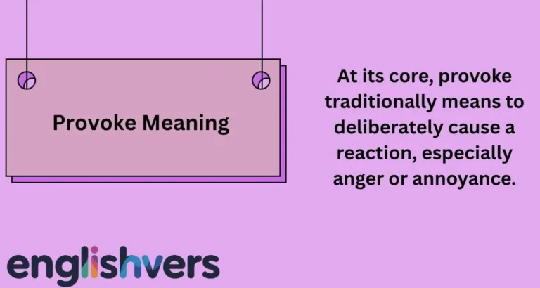Provoke Meaning