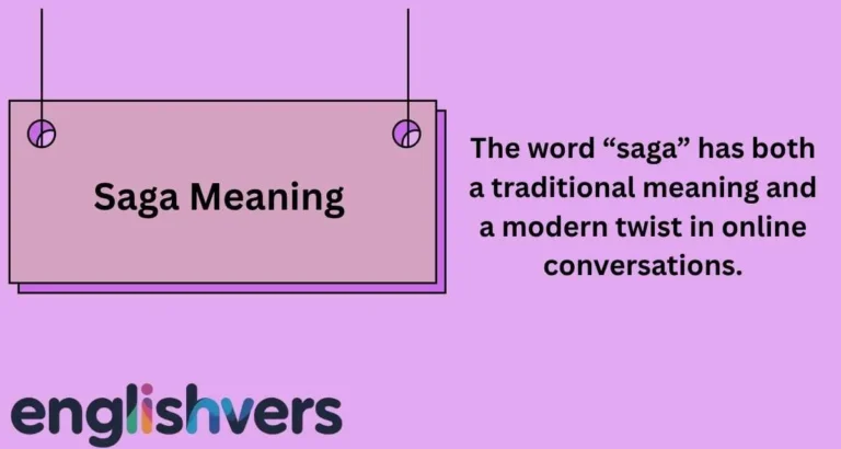 Saga Meaning