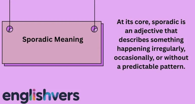 Sporadic Meaning