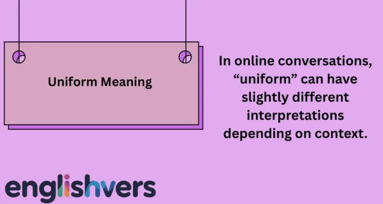 Uniform Meaning