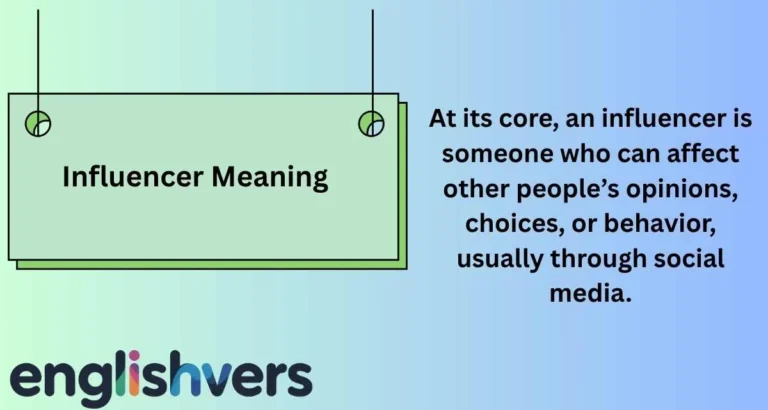 Influencer Meaning