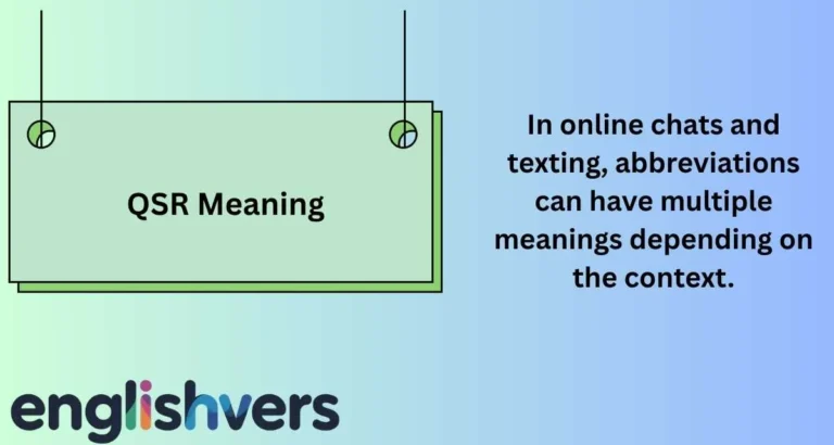 QSR Meaning